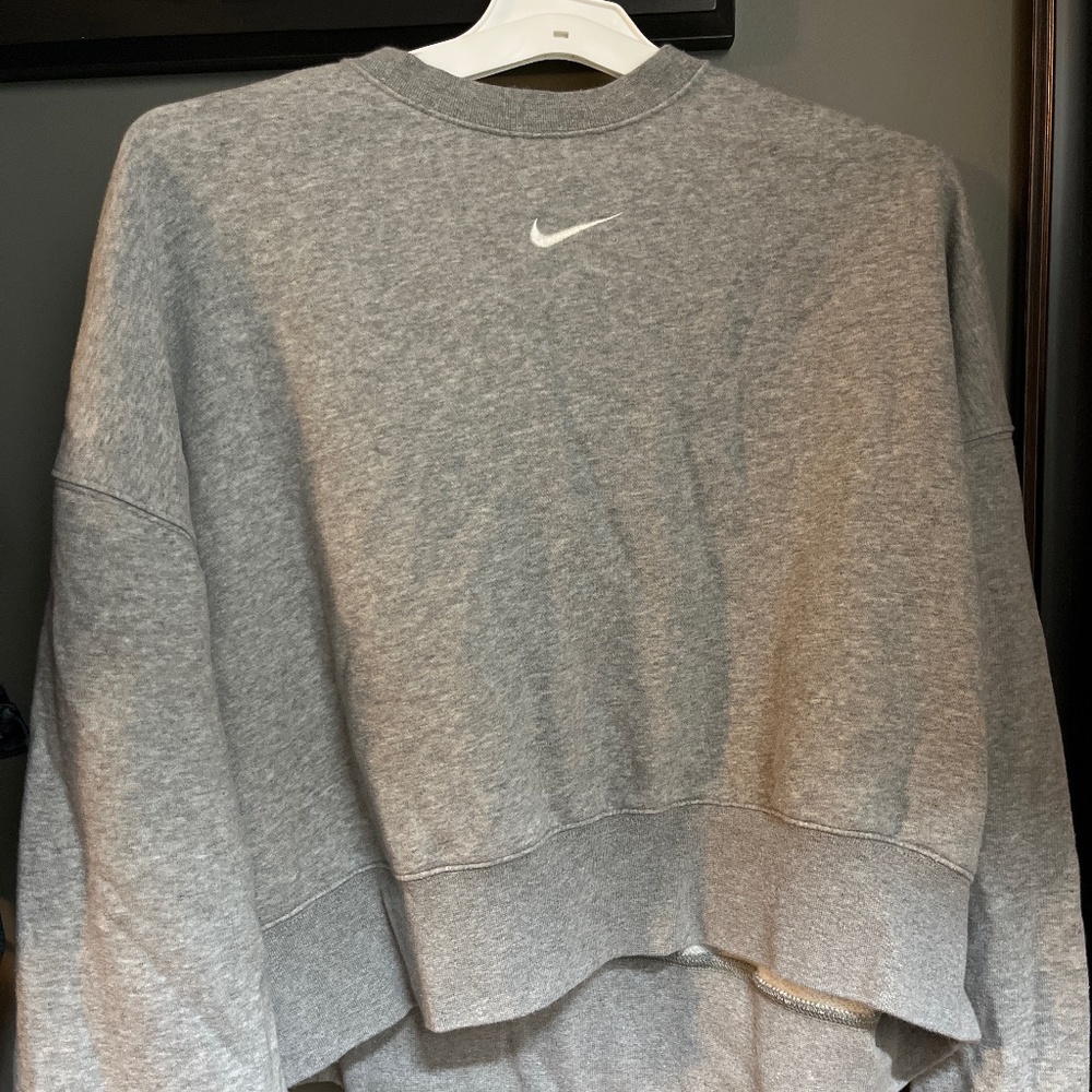 Gray nike sweater